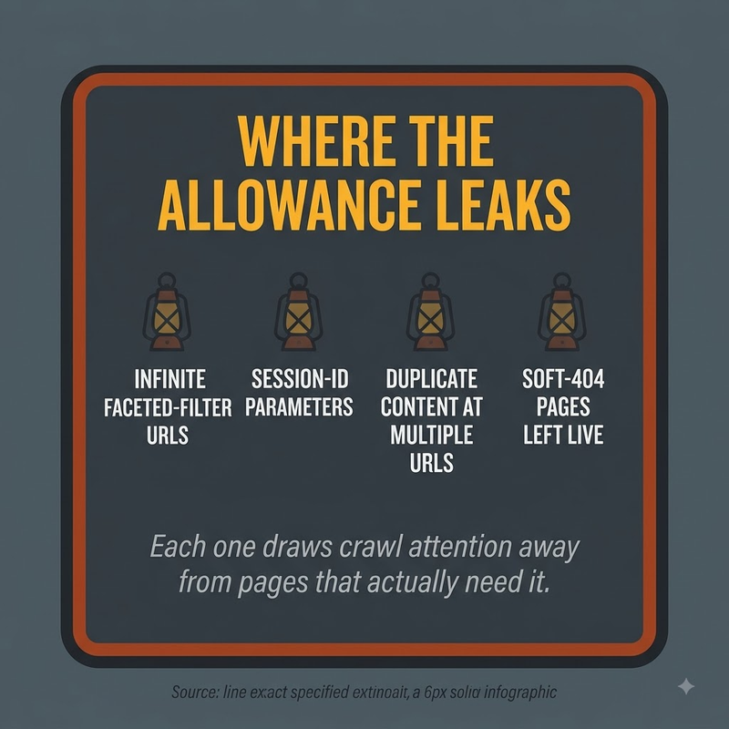Crawl Budget: common waste