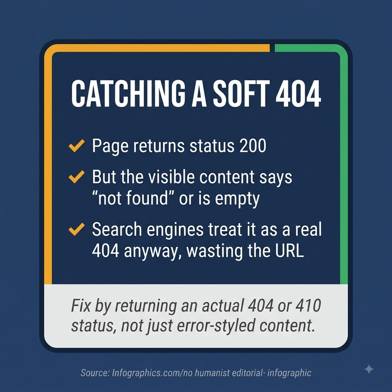HTTP Status Codes: soft 404 check