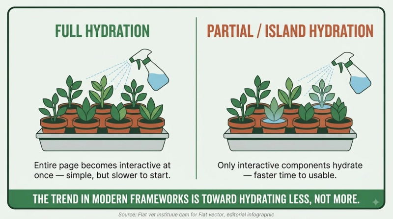 Hydration: full vs partial