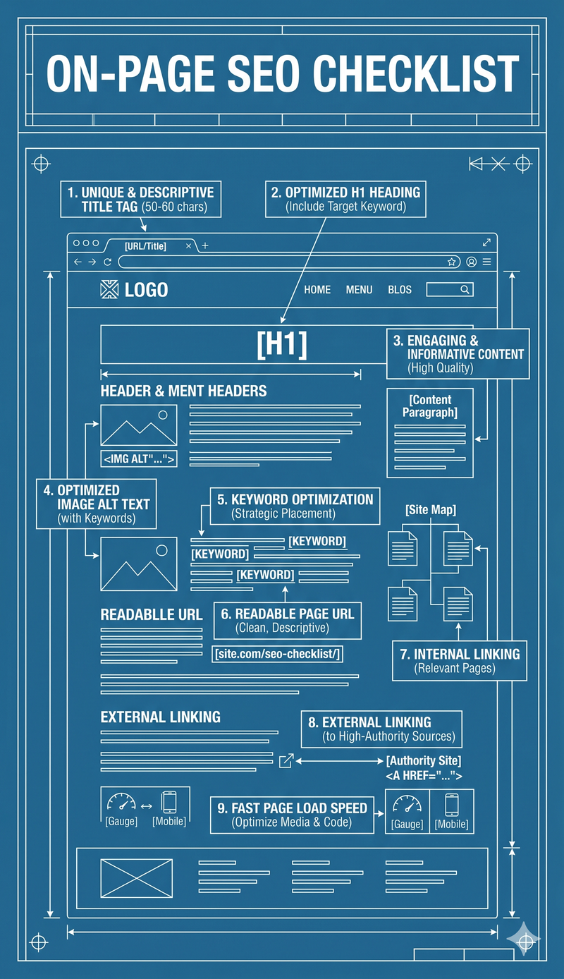 On-Page SEO infographic