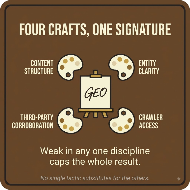 Generative Engine Optimization concept diagram