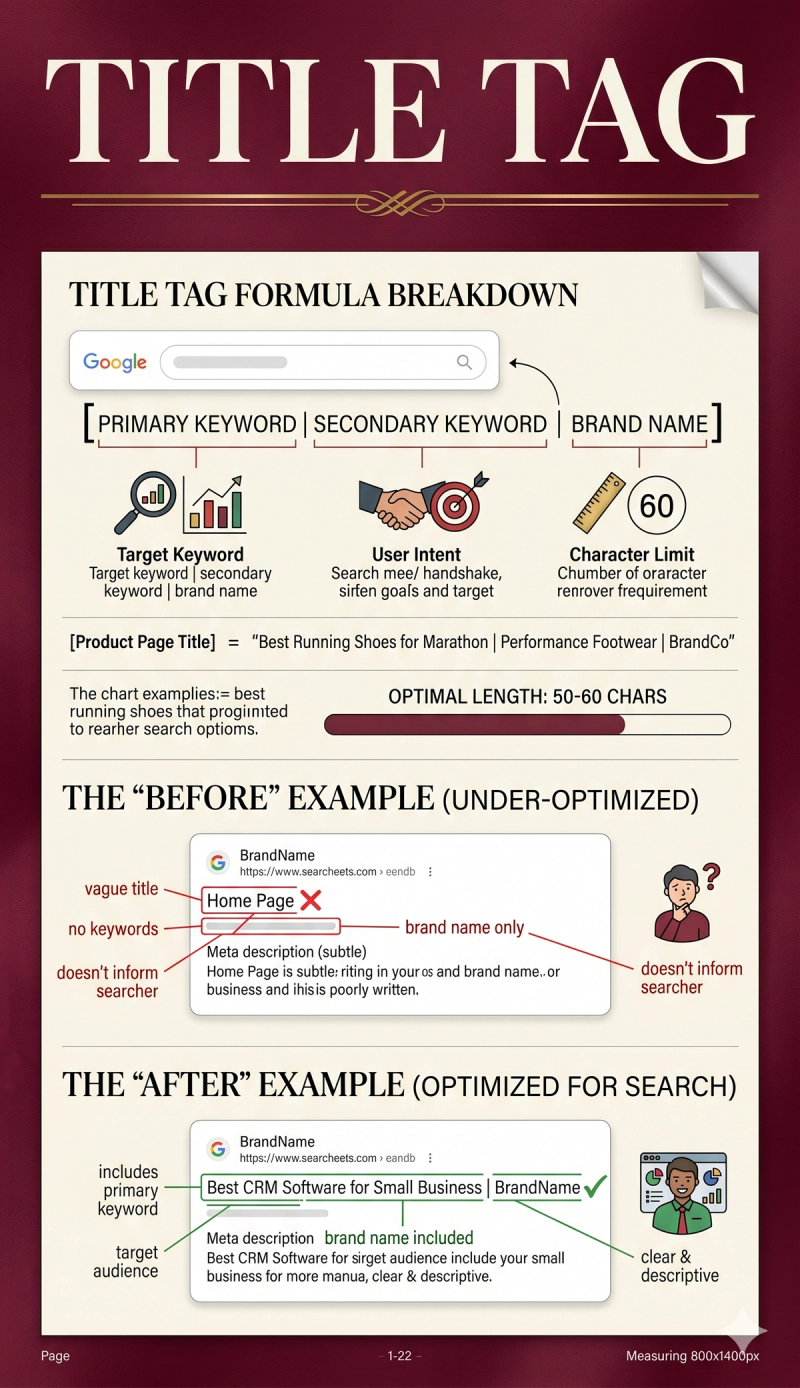 Title Tag infographic