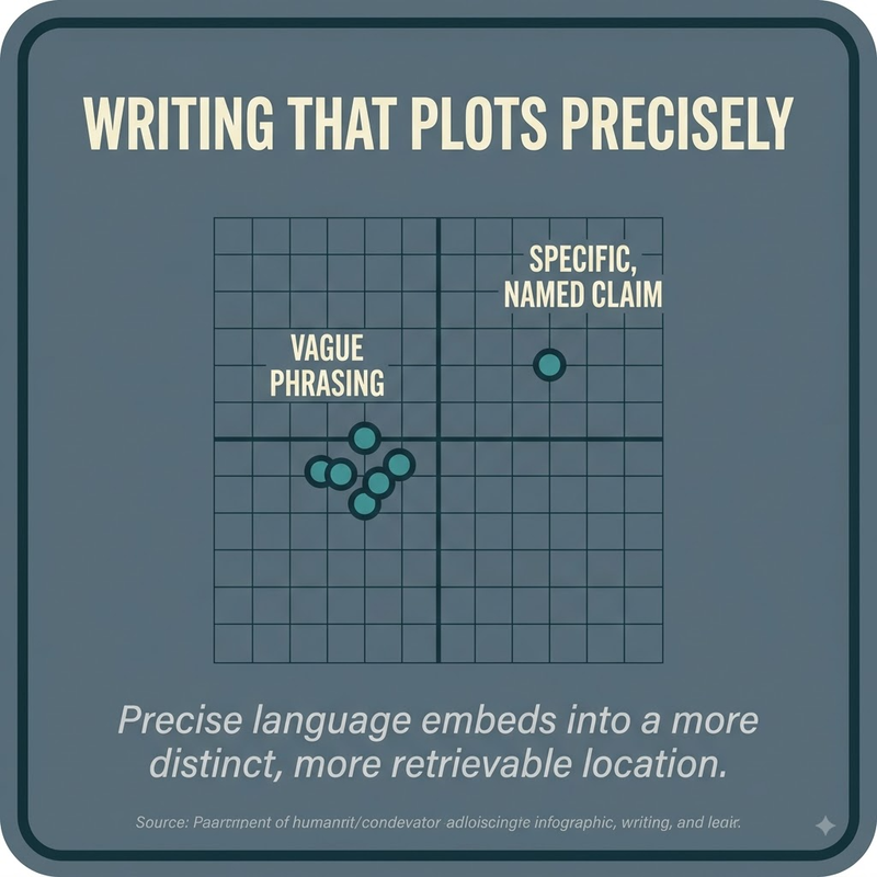 Vector Embedding: precise language