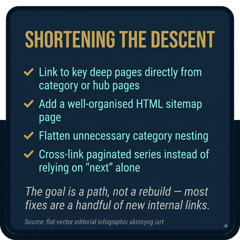 Crawl Depth: shortening the path