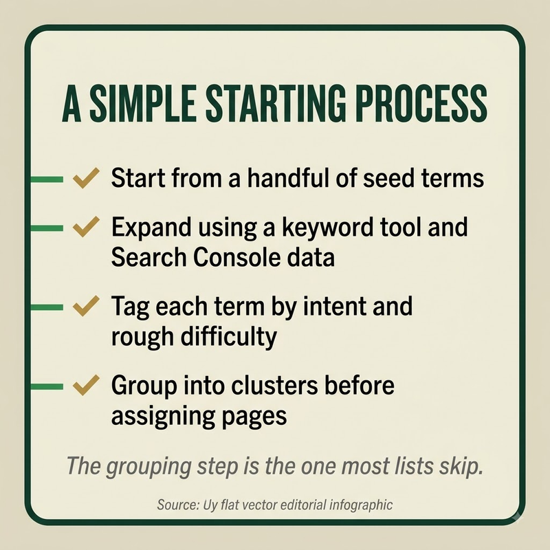 Keyword Research: starter process