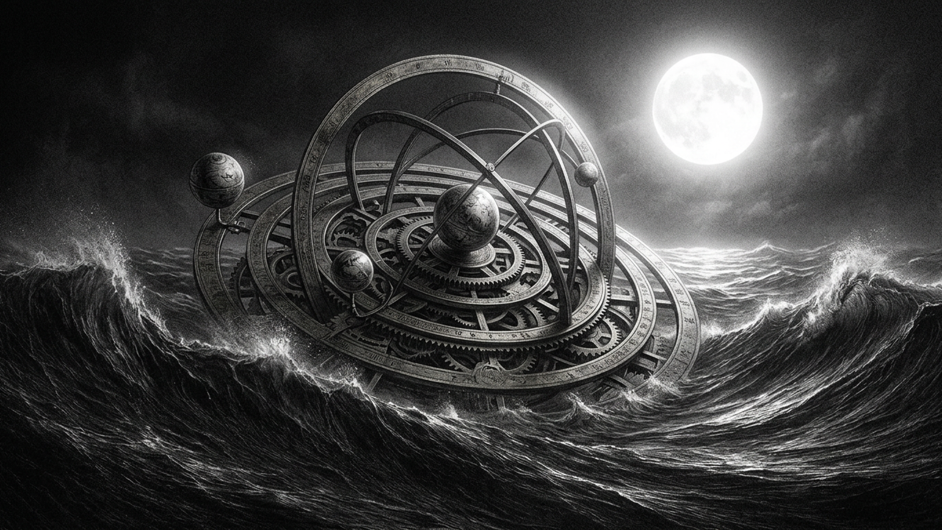Charcoal illustration for the article “The World's Darkness Is the Prerequisite – Not a Flaw”