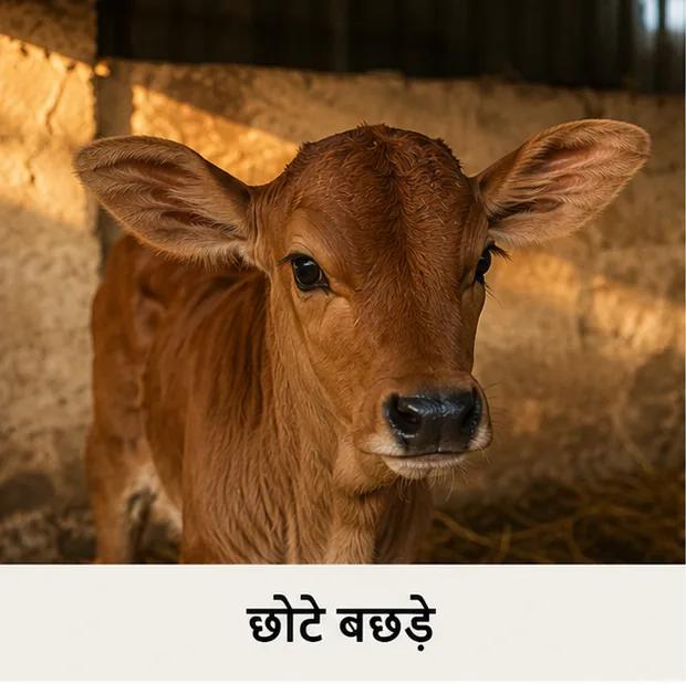 छोटे बछड़े