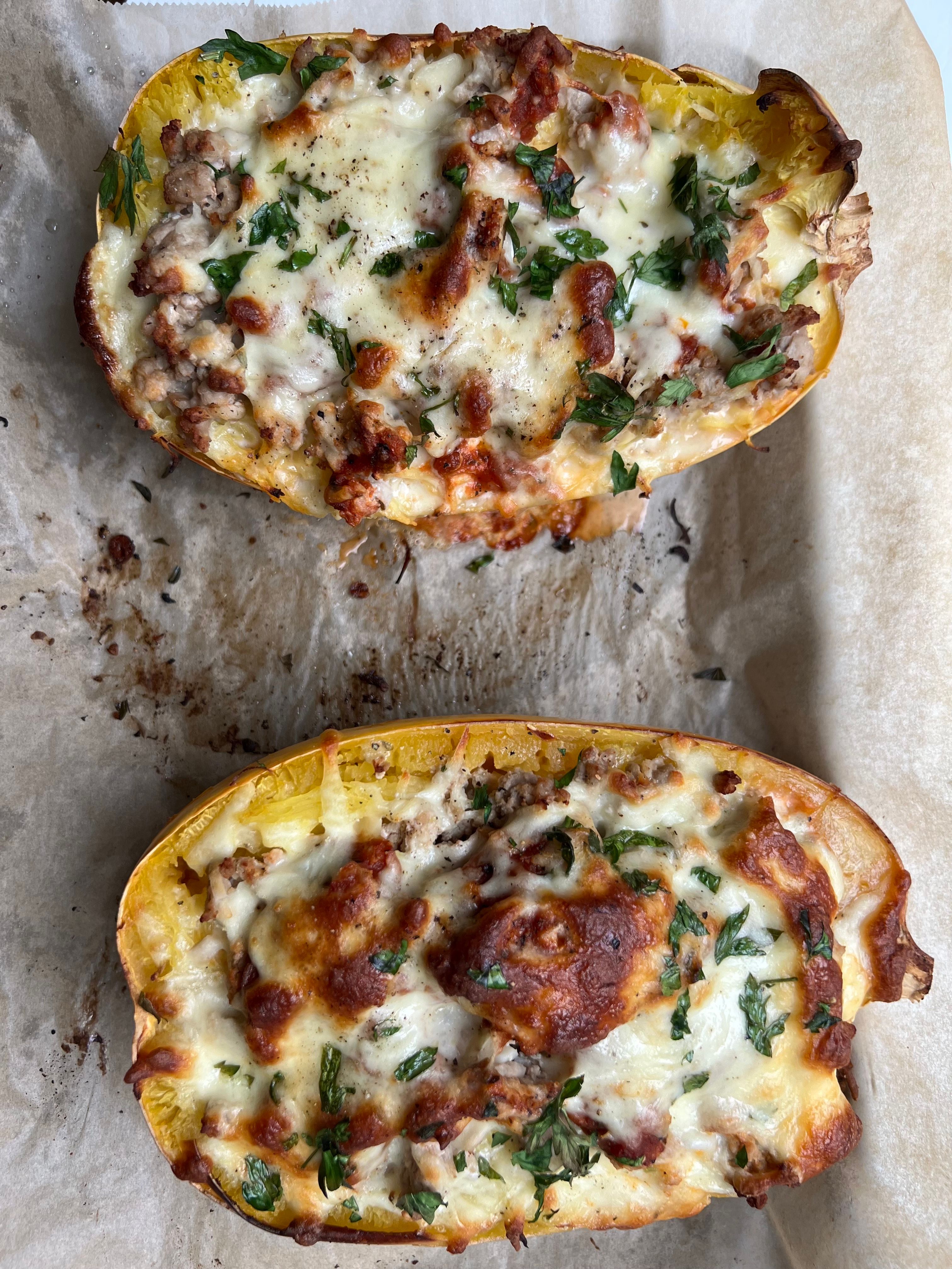 How to Cook Spaghetti Squash with Creamy Sauce Melissa Rifkin Nutrition