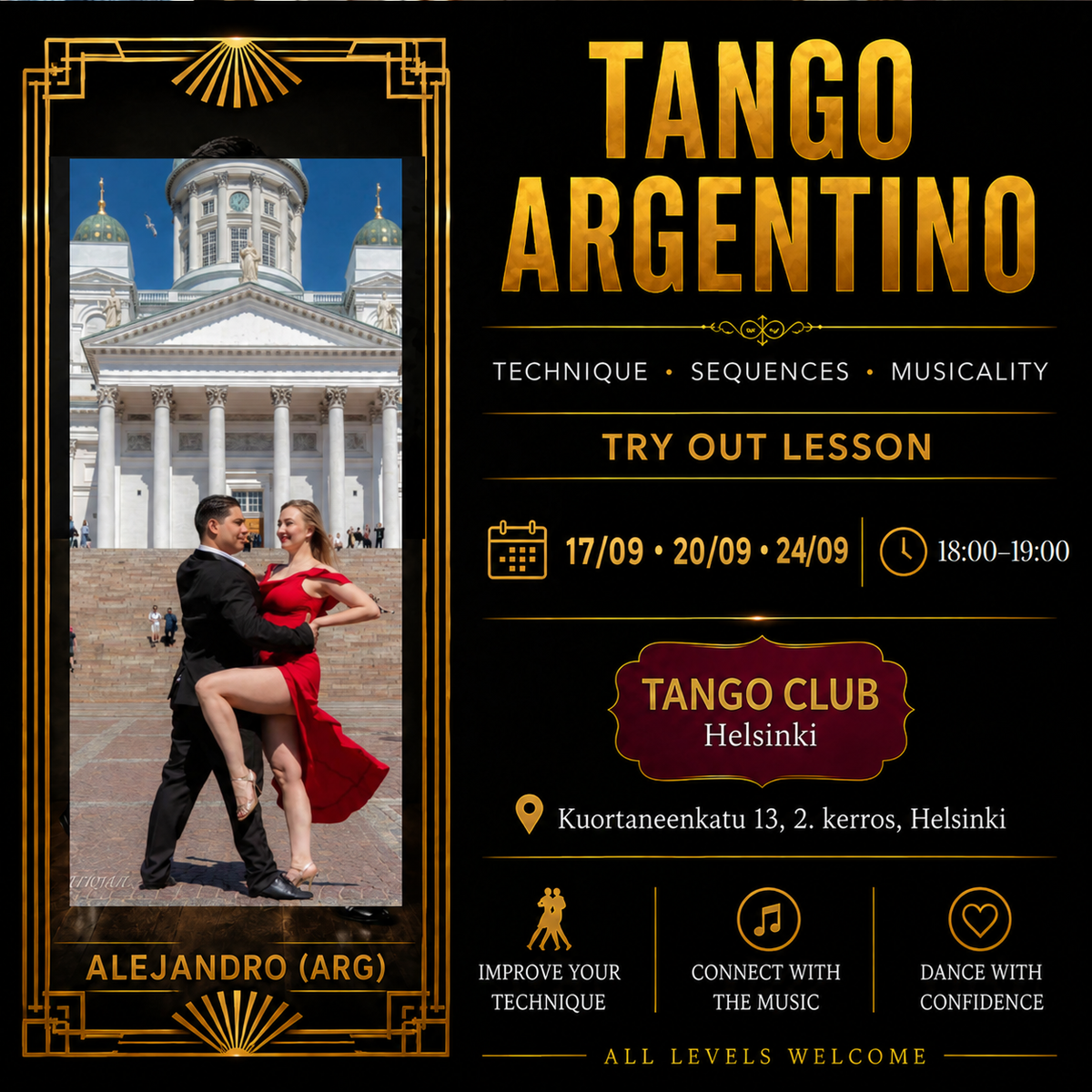 Argentine Tango Try Out 20/09