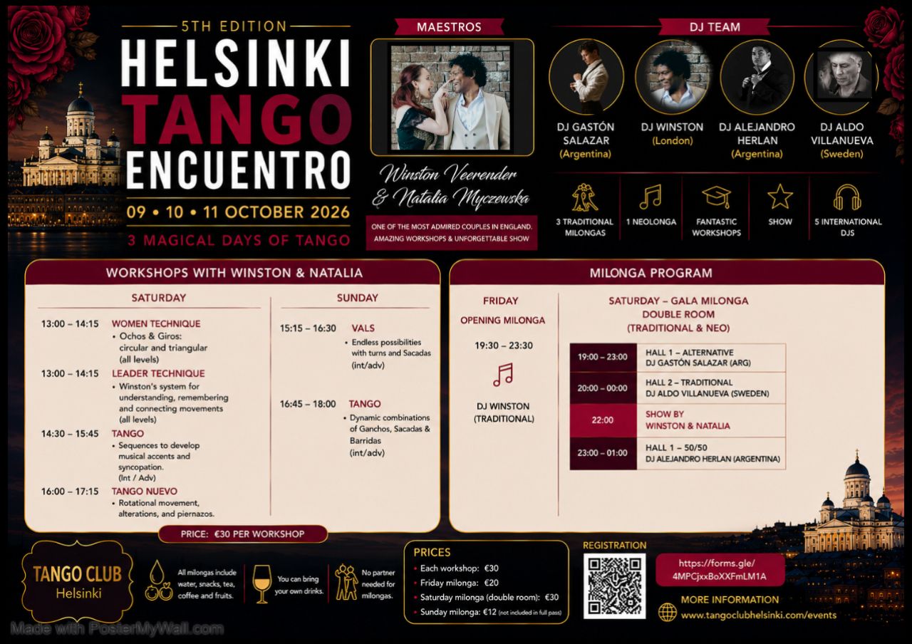 HELSINKI TANGO ENCUENTRO 4th EDITION