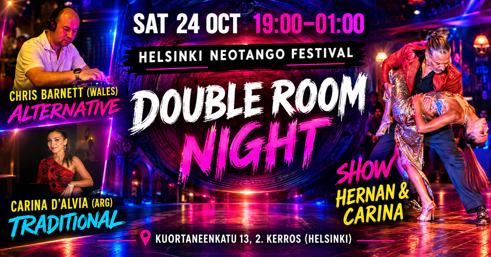Double Room 50/50 Night – Helsinki Neotango Festival 2026
