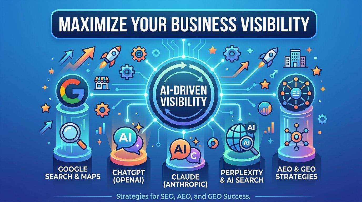 How to Make Your Business Visible on Google, ChatGPT, Claude, Perplexity, and AI Search