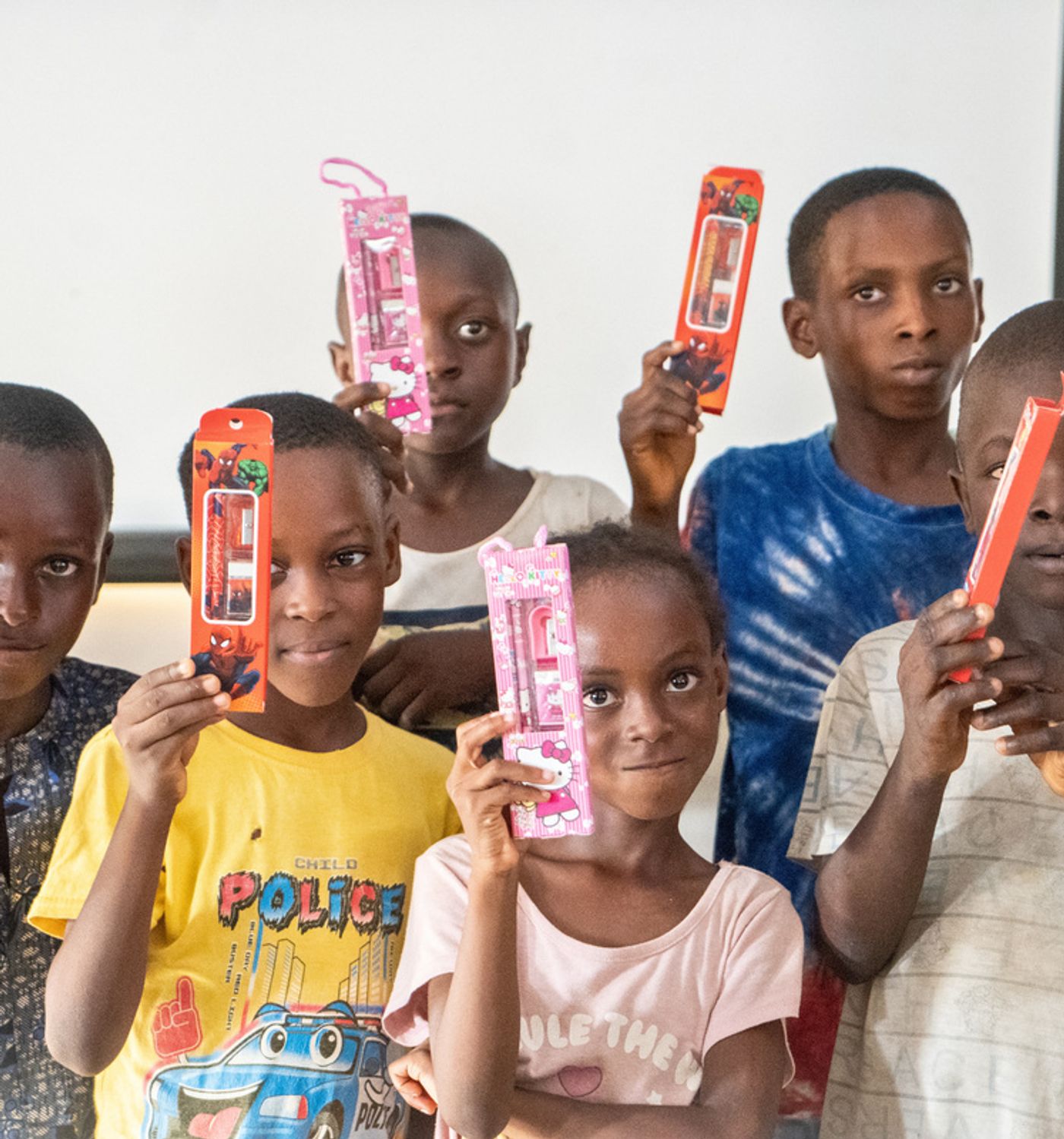 Children at the MedWHOLE Academy Summer School in Gosa