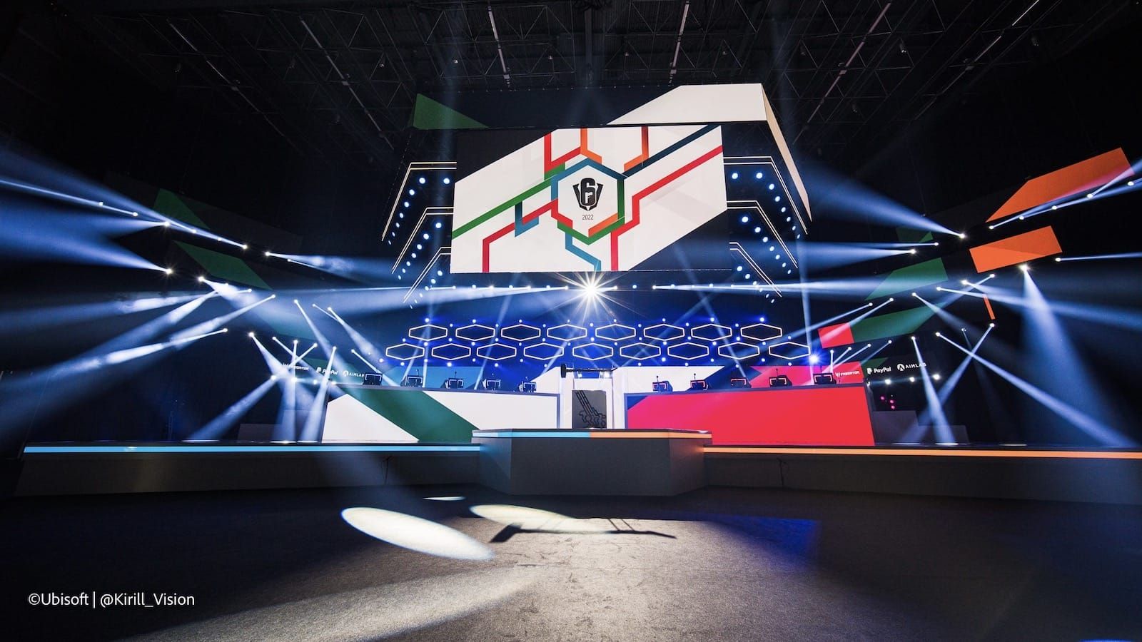 View of the stage at the Rainbow Six Invitational