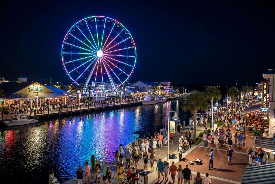 The Wharf entertainment district at Orange Beach