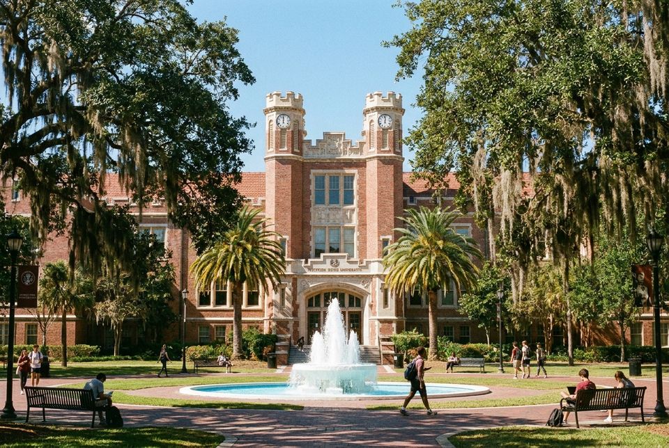 Florida State University campus in Tallahassee