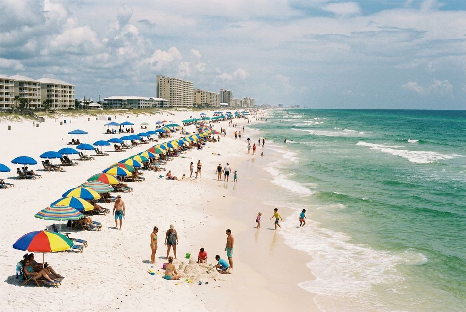 Gulf Coast shoreline at Orange Beach Alabama