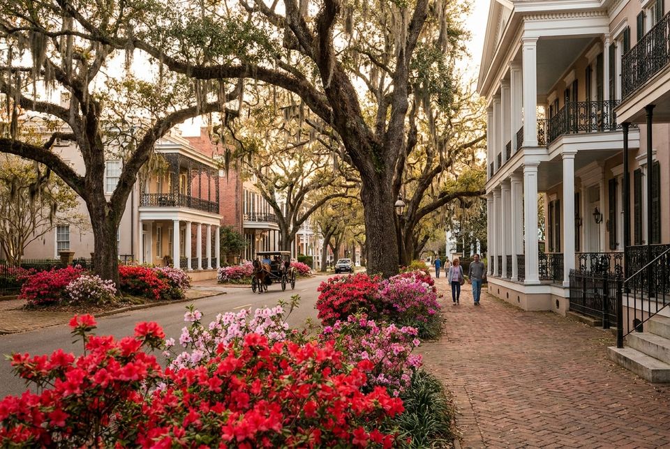 Historic downtown Mobile Alabama