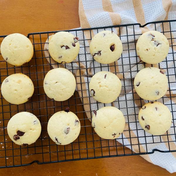   Muffin Tradicional Com Gotas De Chocolate 