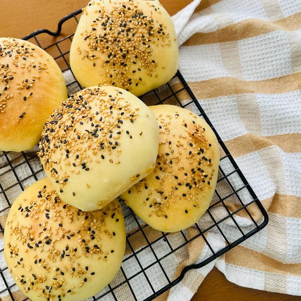Pão De Hambúrguer Com Descarte De Fermento Natural