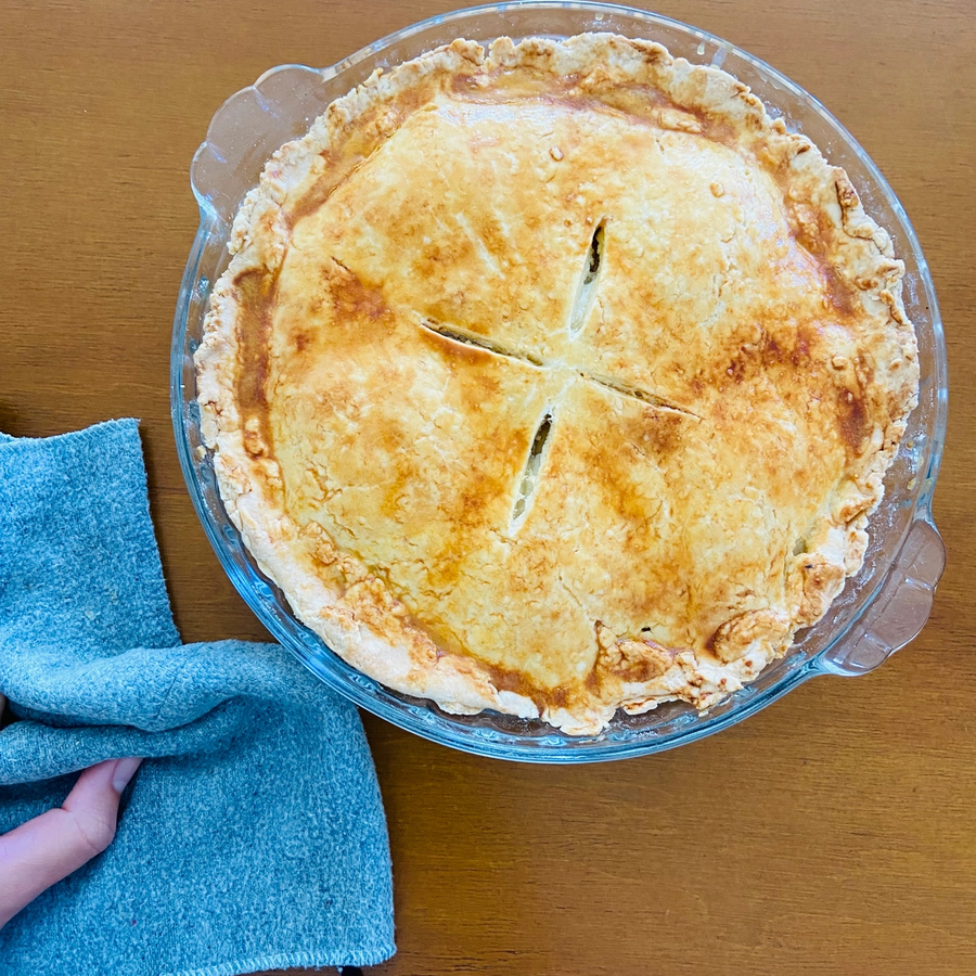 Massa De Torta Tradicional Com Fermento Natural