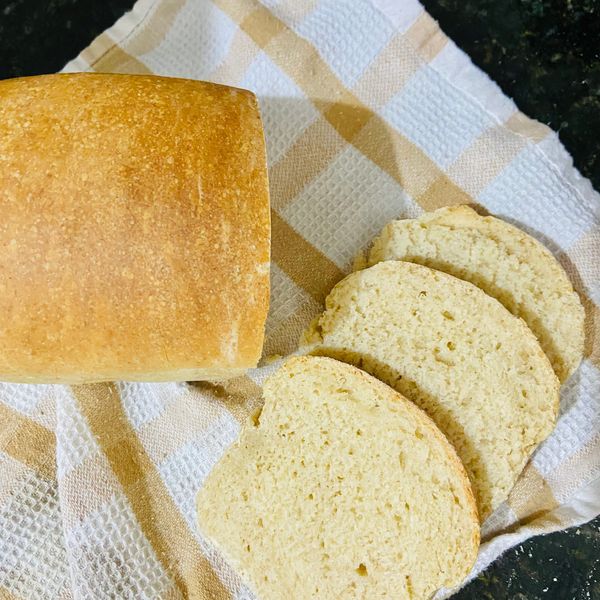Pão De Sanduíche Levemente Integral De Fermentação Natural 
