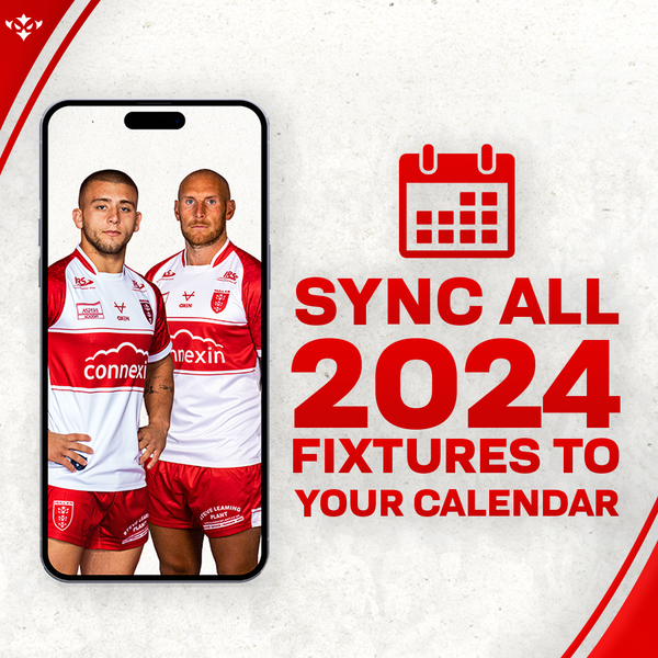 Sync our 2024 fixtures to your calendar Hull KR