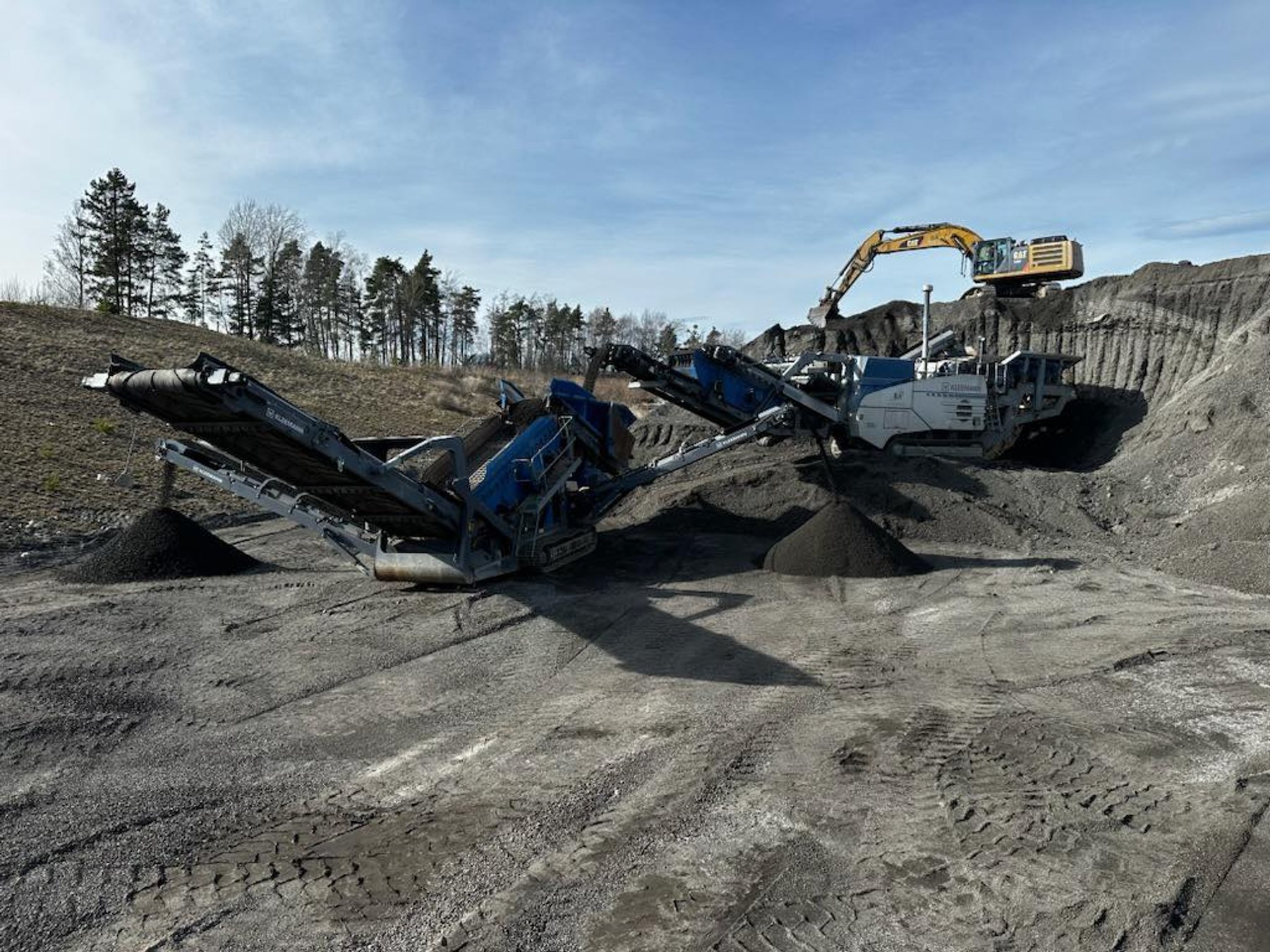 Gjenvinning av tunge rivemasser