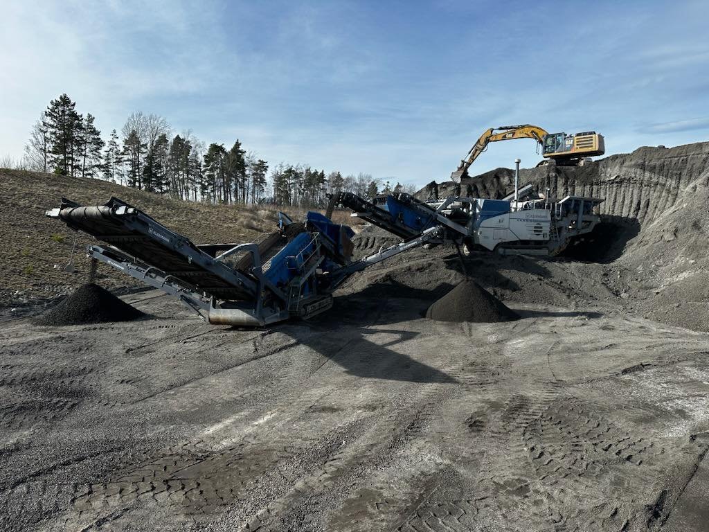 Gjenvinning av tunge rivemasser