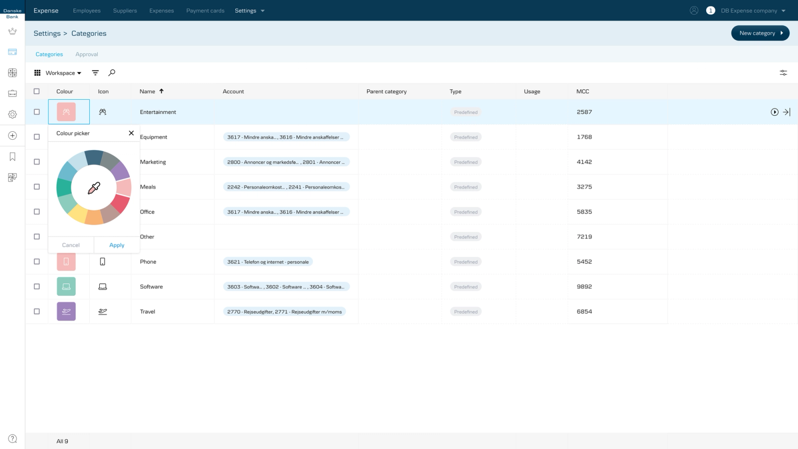 UX design for white-label expense management software