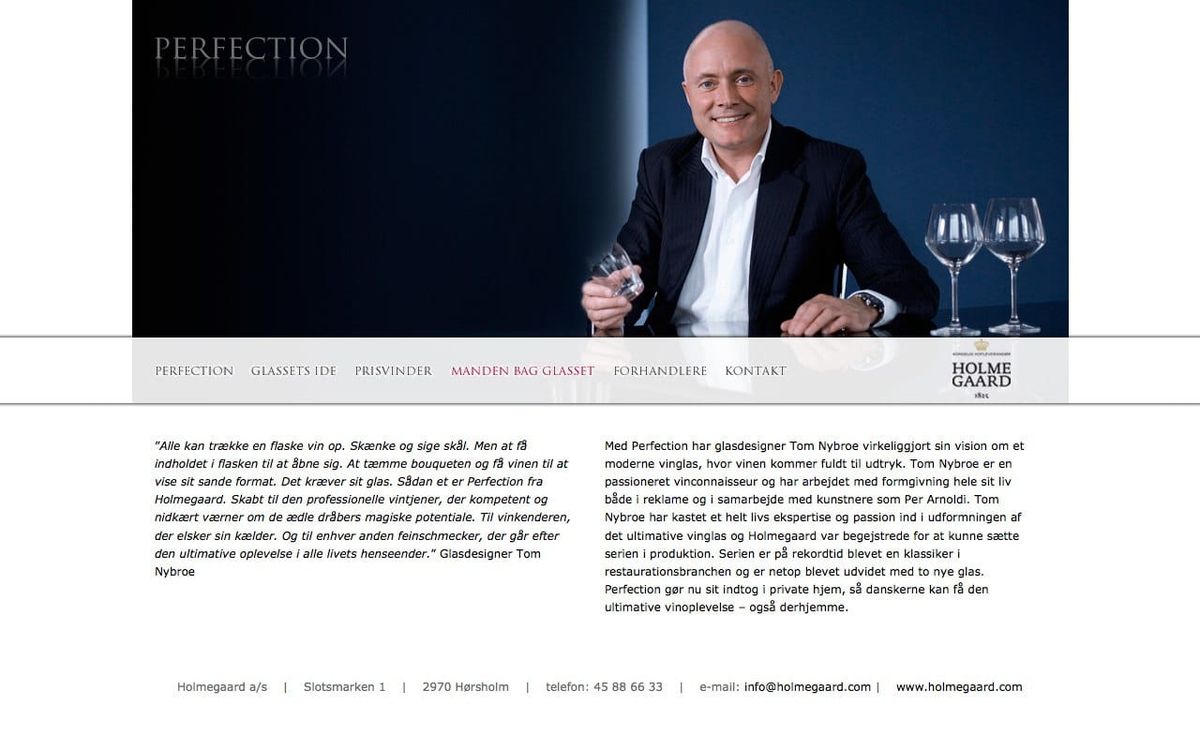 HOLMEGAARD_Perfection_»_Manden_bag_glasset
