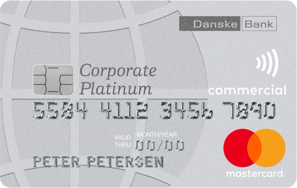 Product design of payment card – corporate platinum card branding