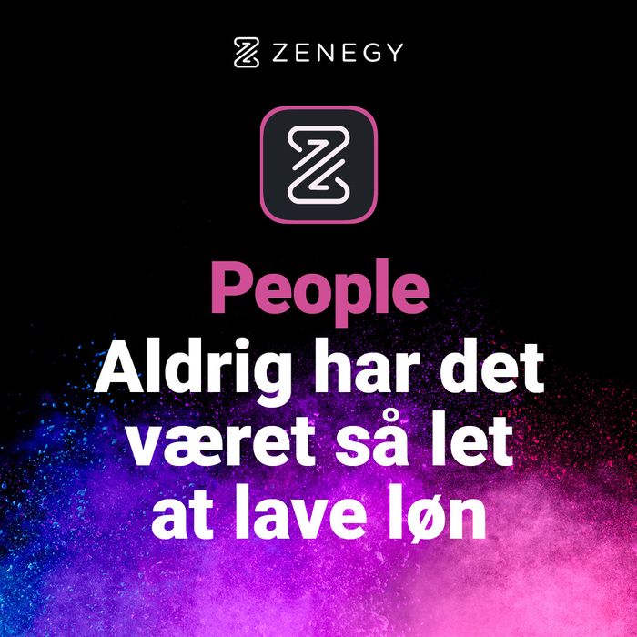 Social media advertising with bold typography and vibrant gradient visual for fintech brand