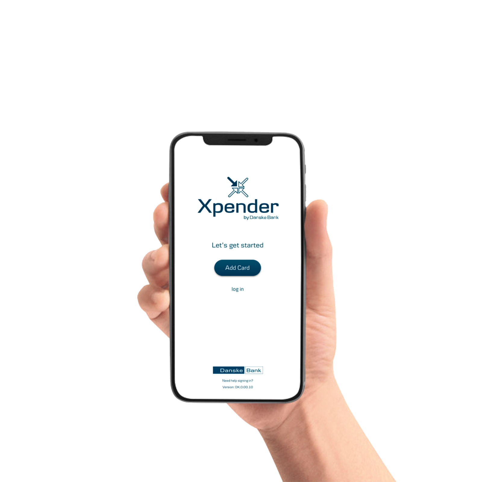 Mobile app interface design til Xpender, white-label udgiftshåndtering