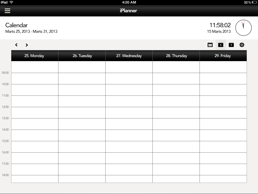 iPlanner_22_03_2013_Calender