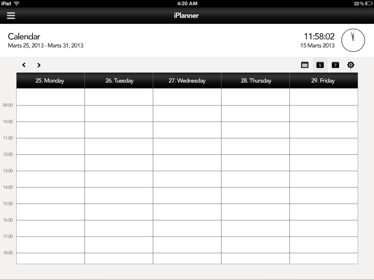 iPlanner_22_03_2013_Calender