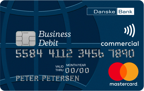 Business Debit card icon design – product branding for financial suite