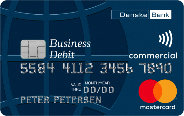 Kortdesignikon for Business Debit card – brandingdesign