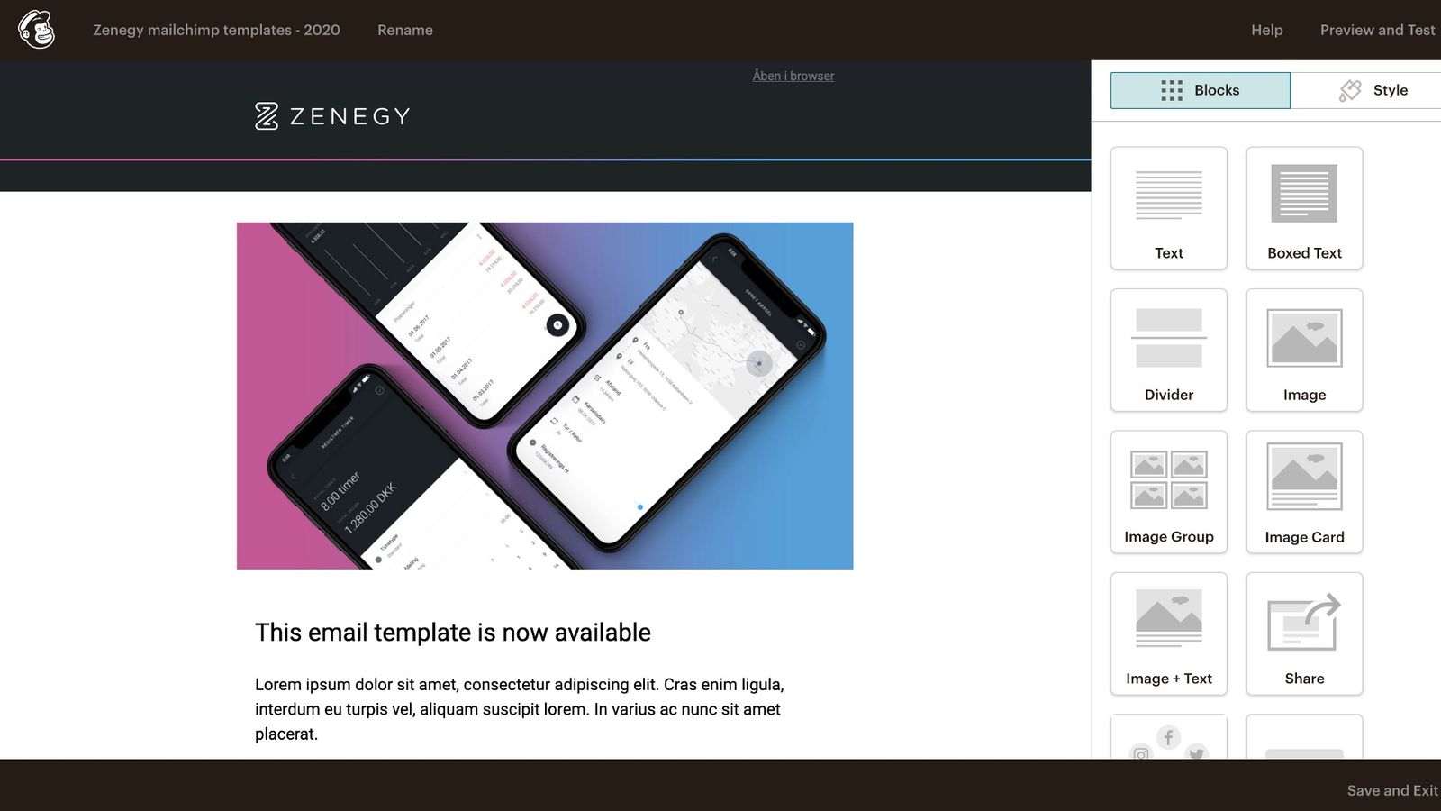 Email template design showcasing responsive layout for fintech app across mobile and desktop devices