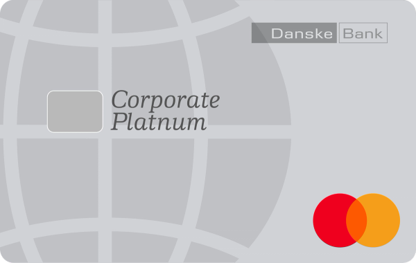 Kortdesign og visual identity for Corporate Platinum betalingskort