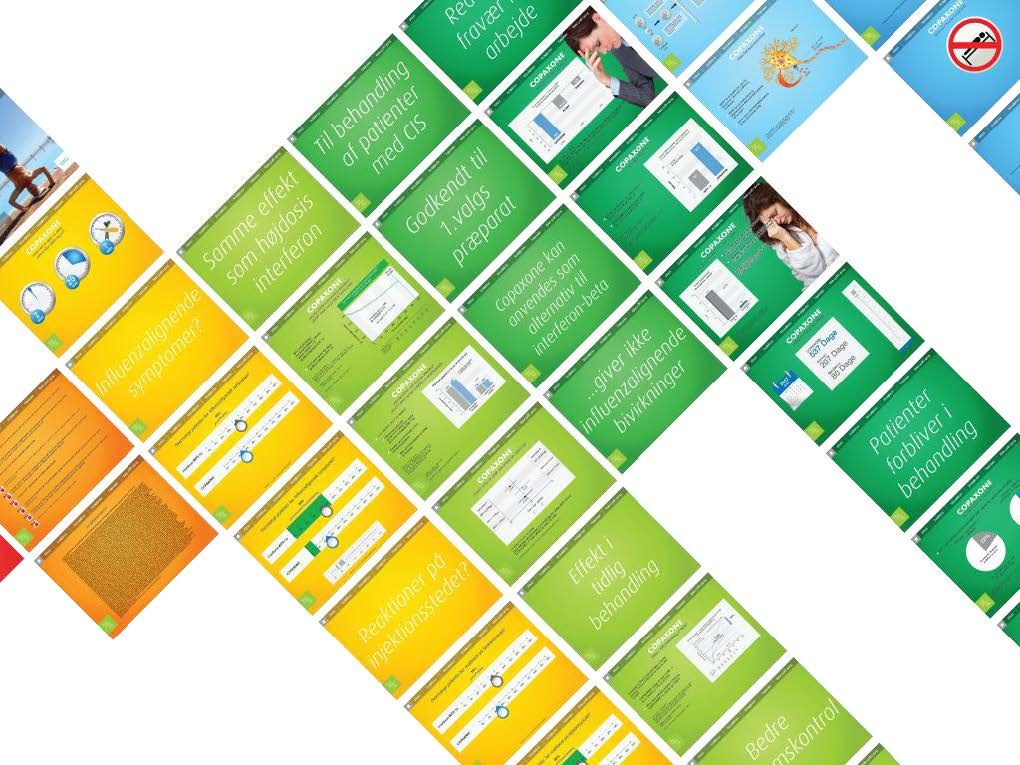 Interaction design storyboard for pharmaceutical eDetailer featuring comparative clinical insights and patient outcome calculations