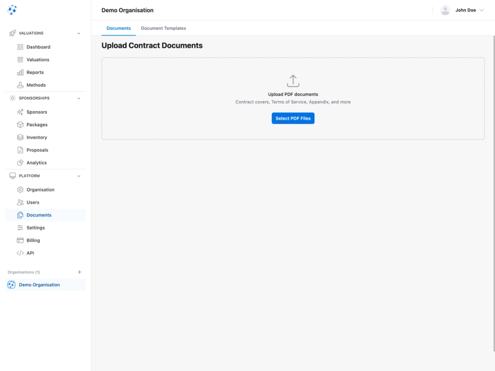 Documents — light mode