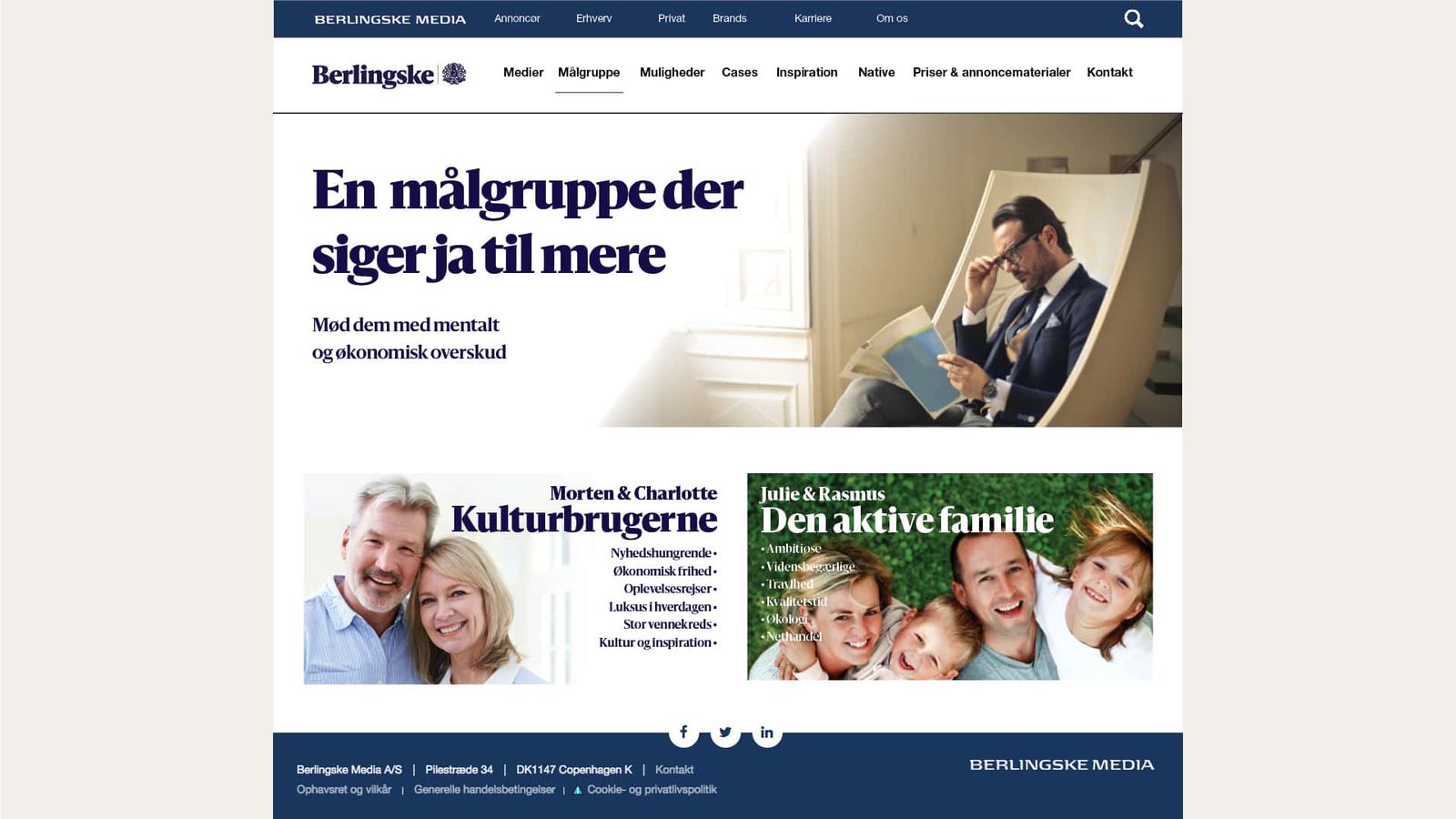 Brugerflade design til medieportal med integreret navigation på tværs af multiple brands