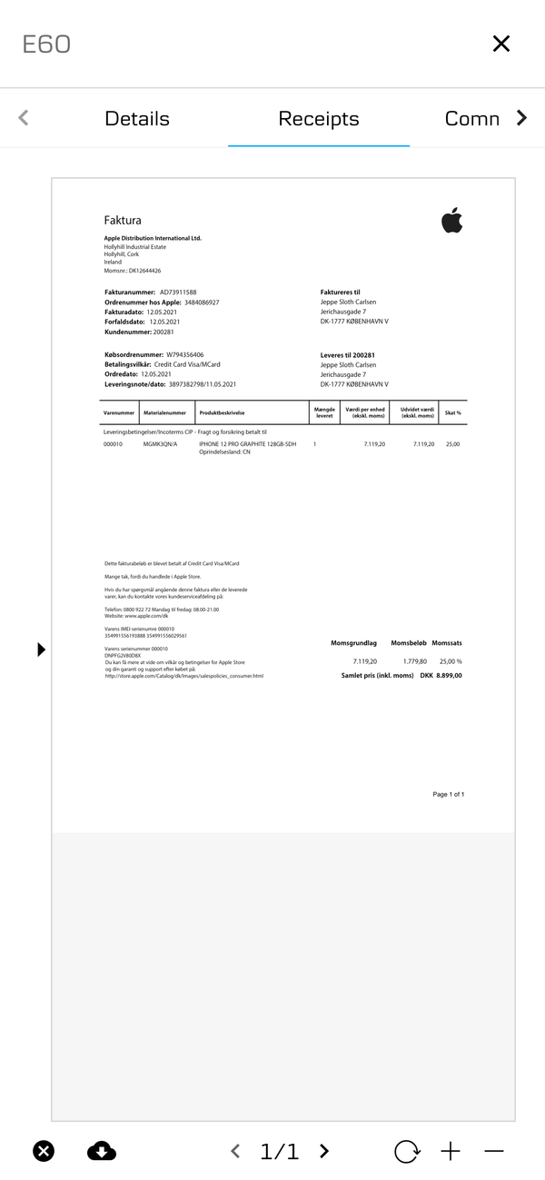 Responsive product design for mobile – expense management interface