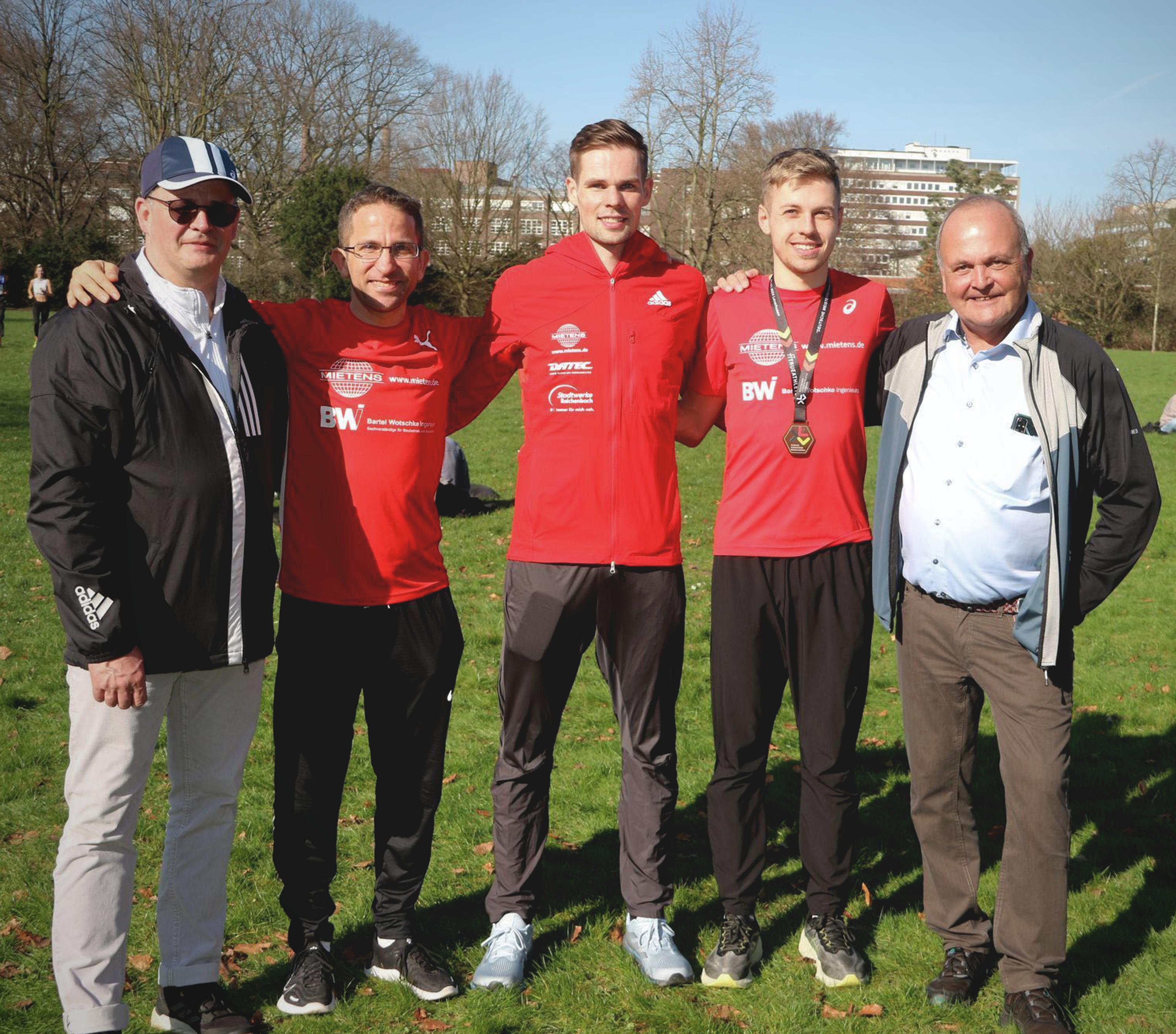 Laufteam-Trio mit drei DM-Titeln und einmal Bronze über 10 km