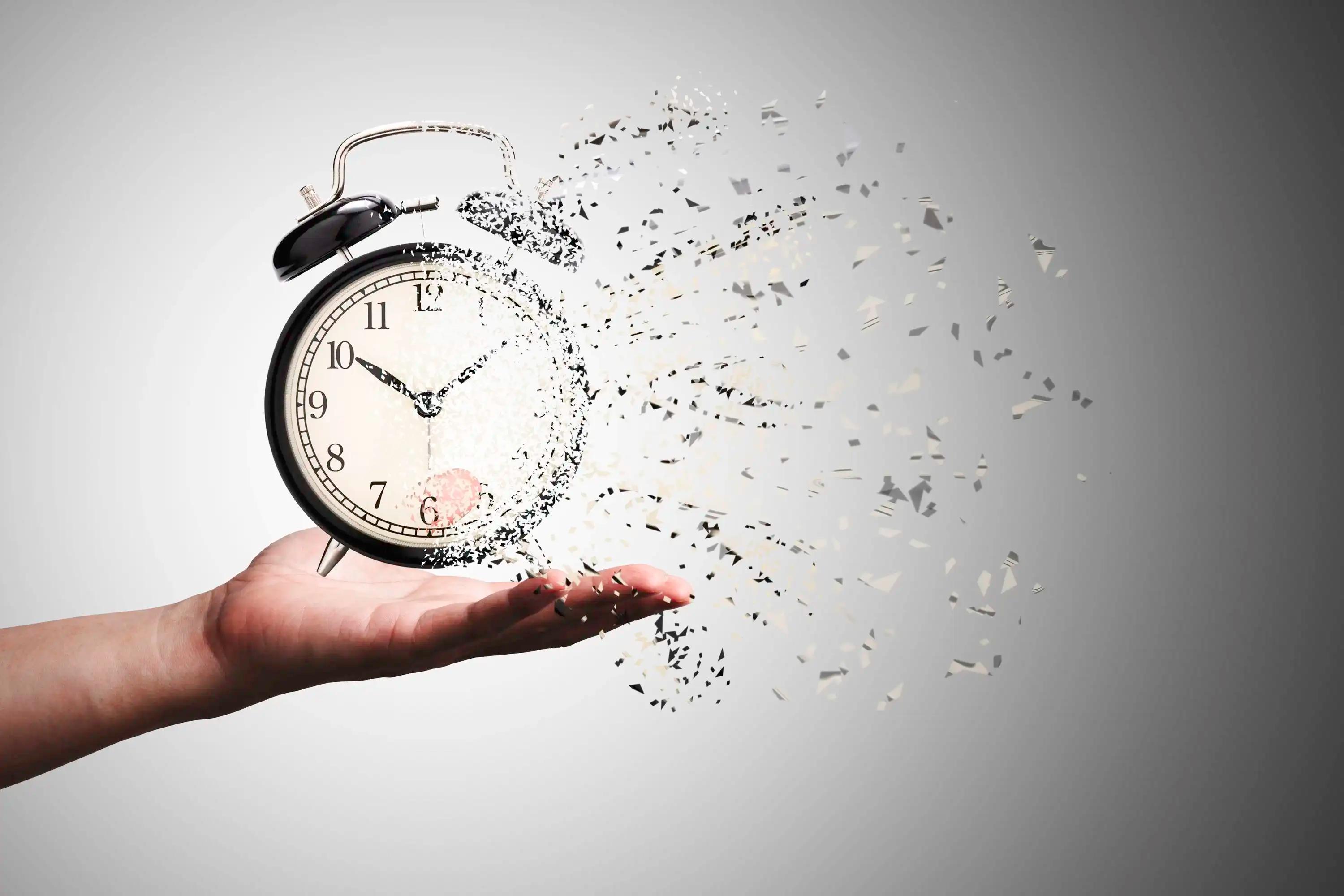Person wasting time, procrastination and perfectionism