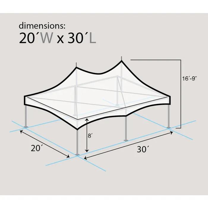 20x30 Marquee Tent (No Walls) Small Image