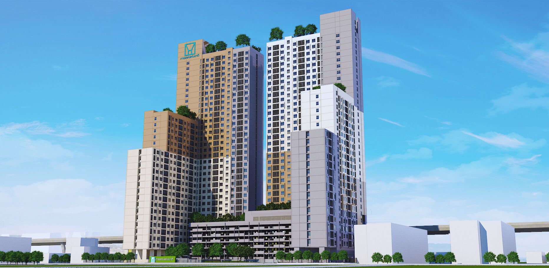 NHA Housing Plot D1 (Building D2) Din Daeng Urban Renewal Project Phase 3 project rendering