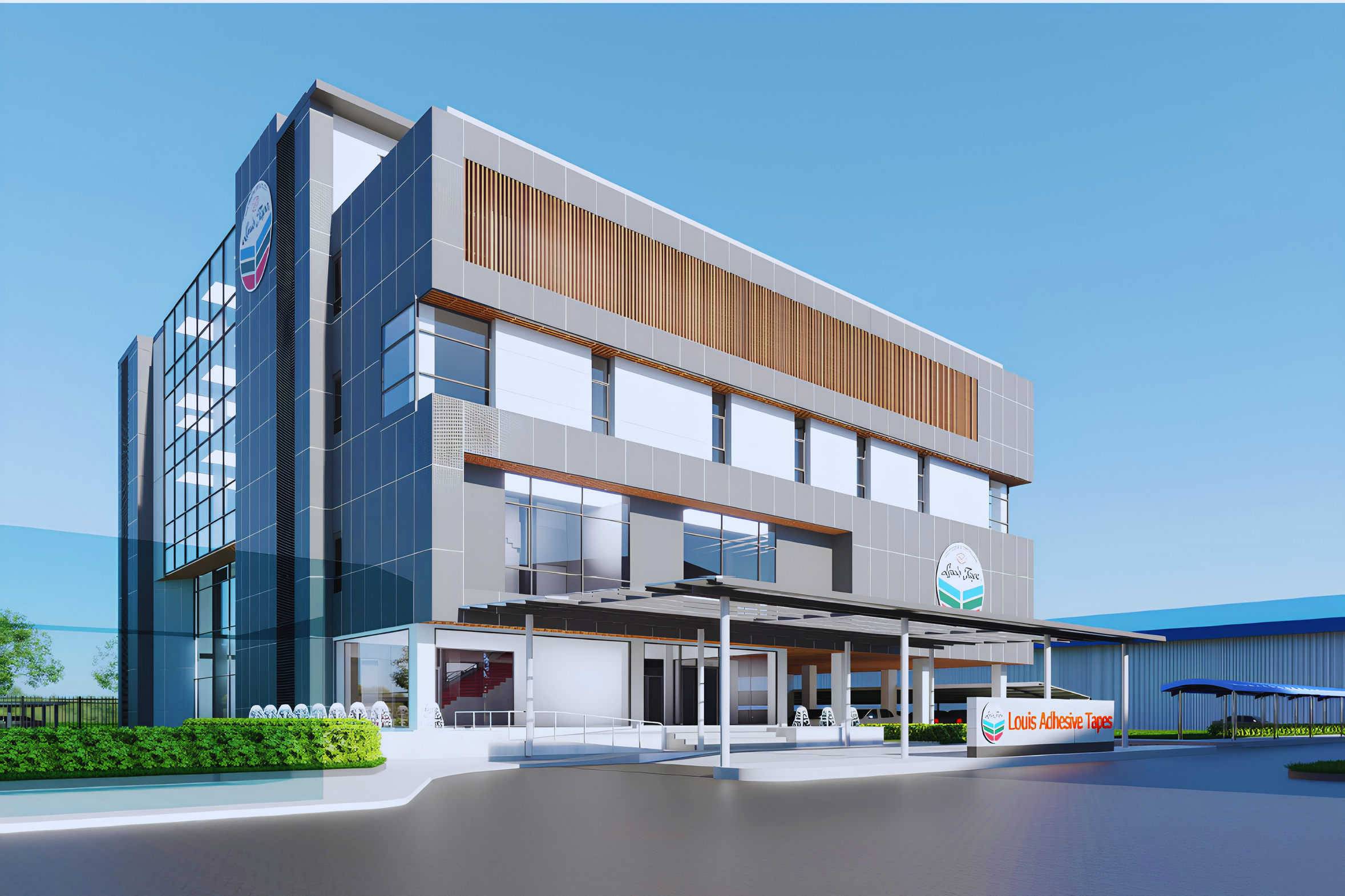 Louis Adhesive Tape Products Co., Ltd. Factory and Office Complex project visual