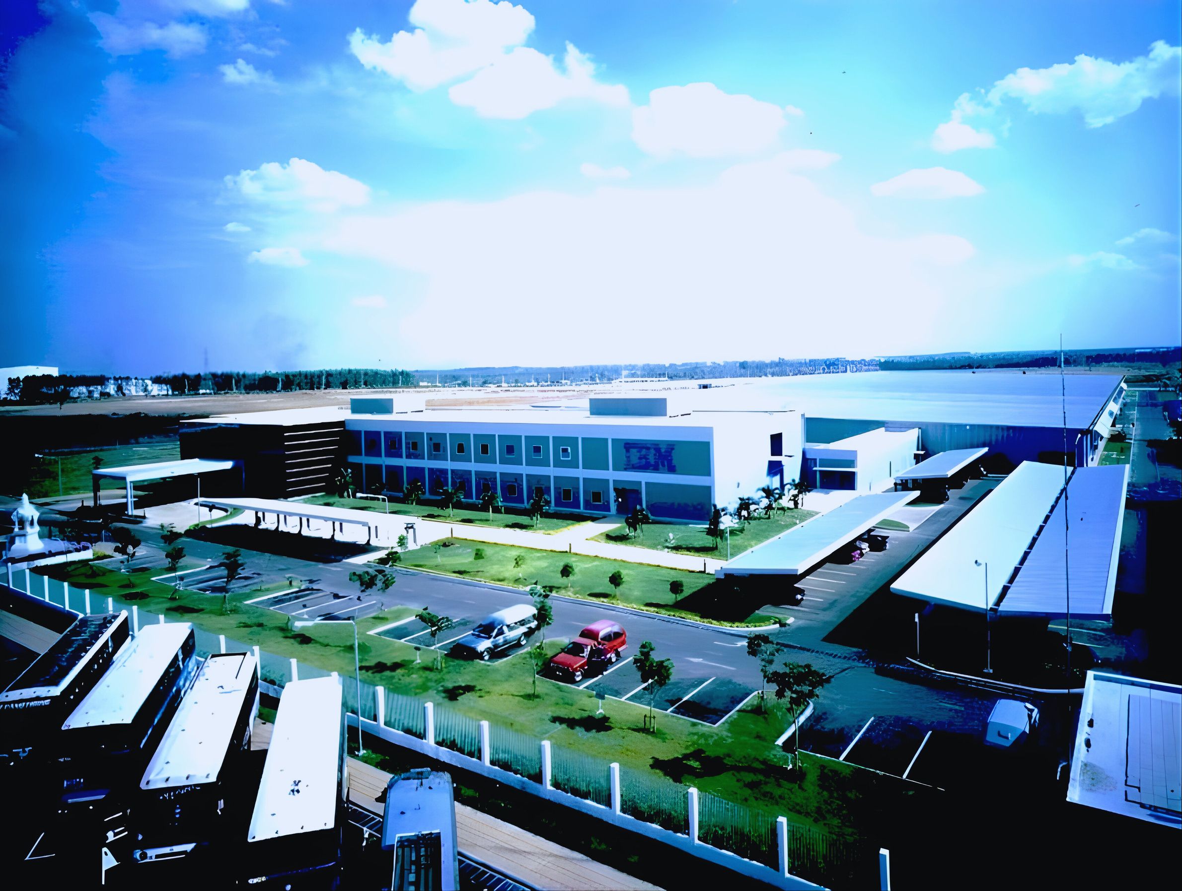 Aerial view of IBM Storage Products Manufacturing Facility